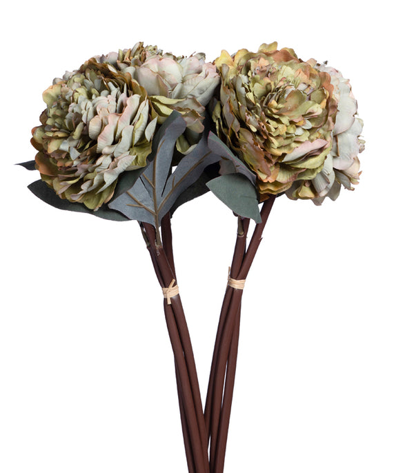 Autumn Peony Olive- Set of 2