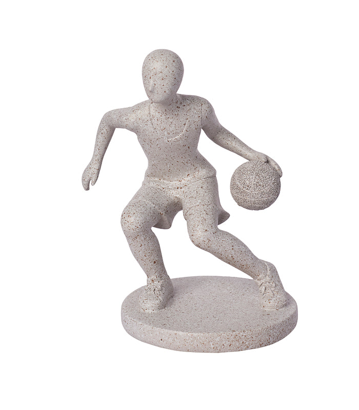 Basketballer Sculpture - Beige