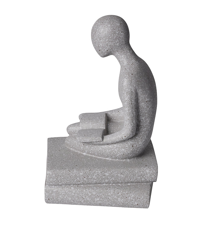 Bibliomaniac Sculpture - Grey