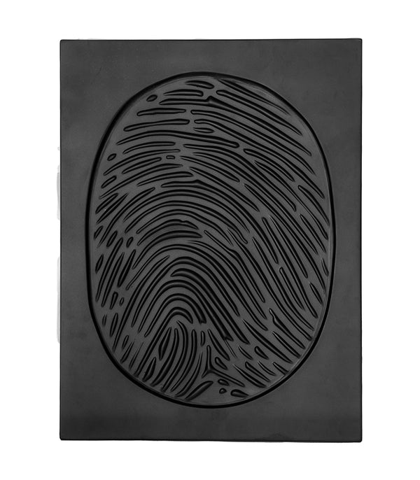 Black Fingerprint Wall Art