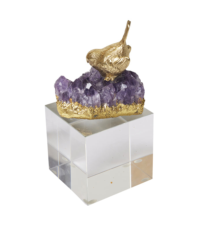 Crystal Agate Bird