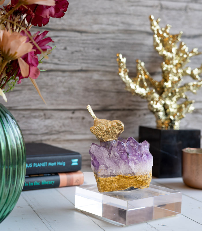 Crystal Agate Bird