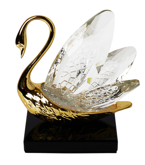 Crystal Swan Sculpture