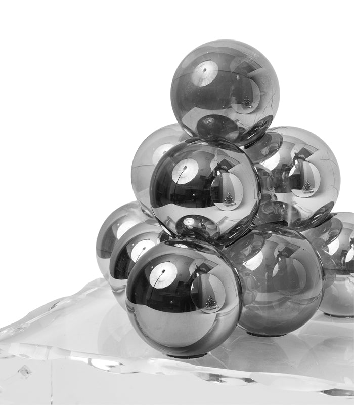 Crystal spherical sculpture