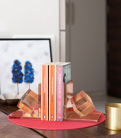 Cube Crystal Bookend