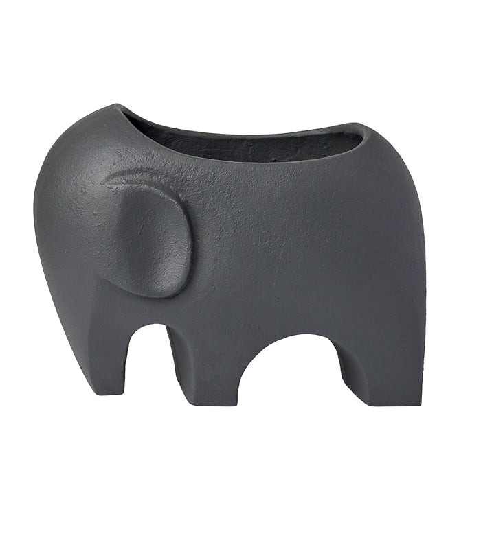 Elephant Vase - Grey