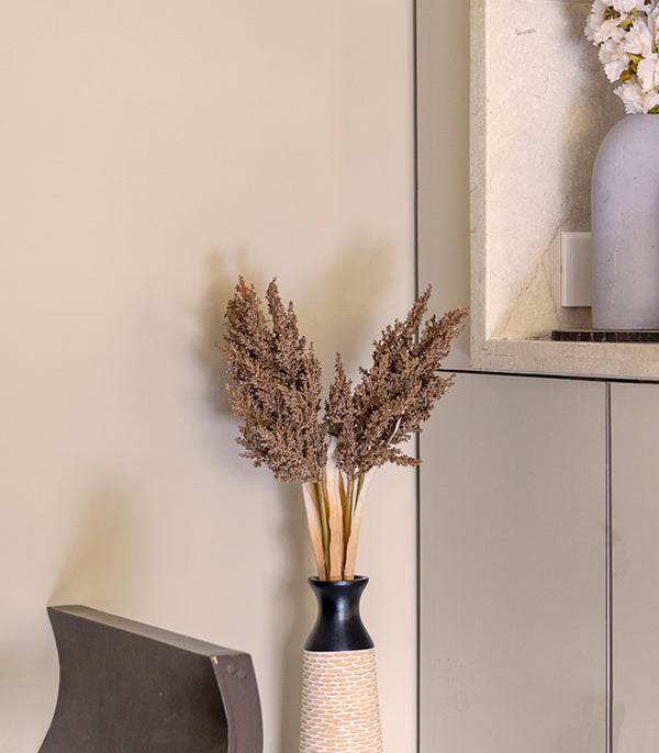 Fern asparagus Light Brown - set of 2