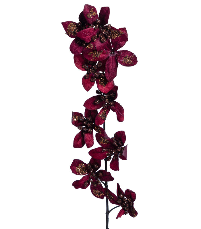 Forsythia Maroon - set of 2