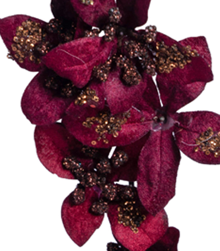 Forsythia Maroon - set of 2