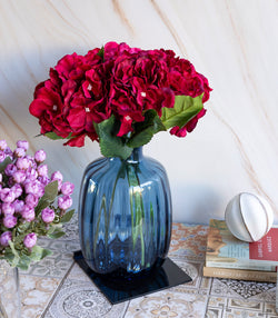 French hydrangea Maroon- Set of 2
