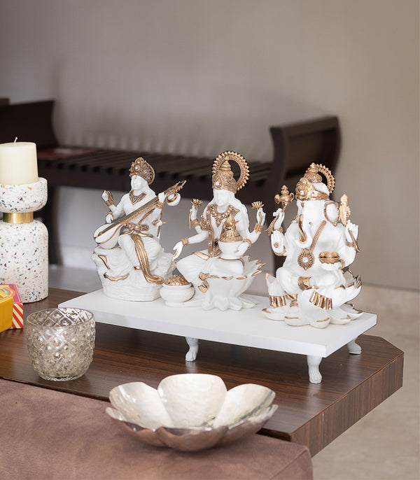 Ganesha Laxmi Saraswati Sculpture