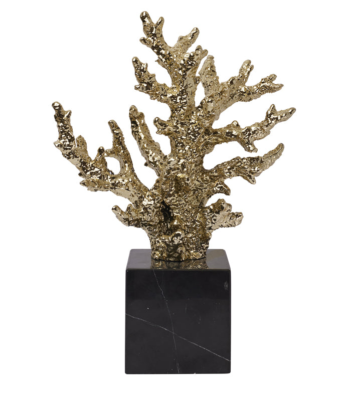 Gilded Reef Sculpture
