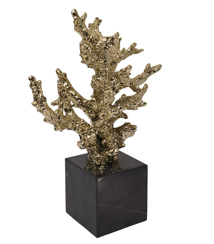 Gilded Reef Sculpture