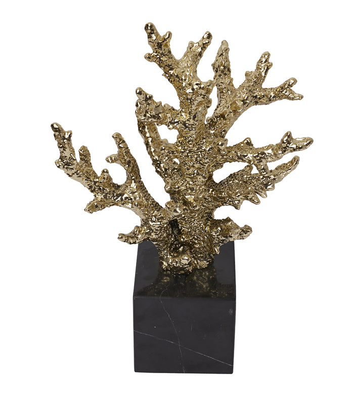 Gilded Reef Sculpture