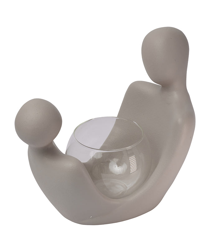 Glow Together Candleholder - Beige