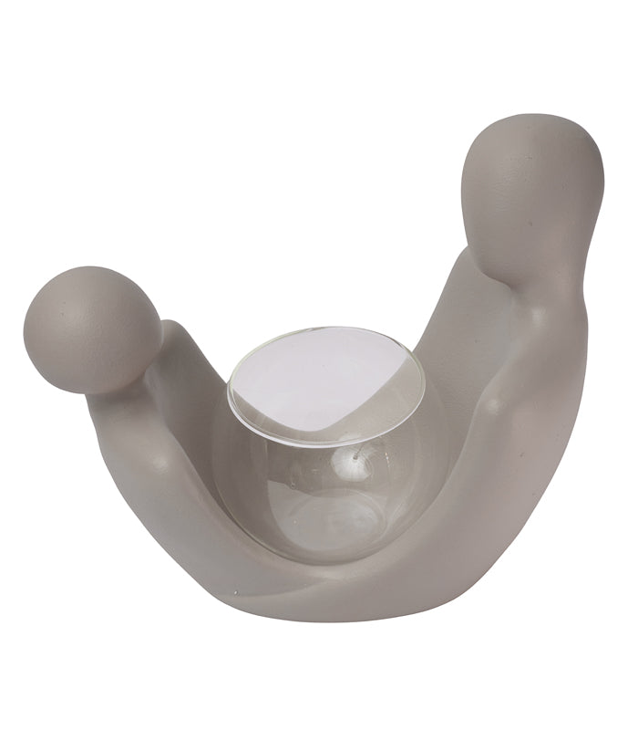 Glow Together Candleholder - Beige