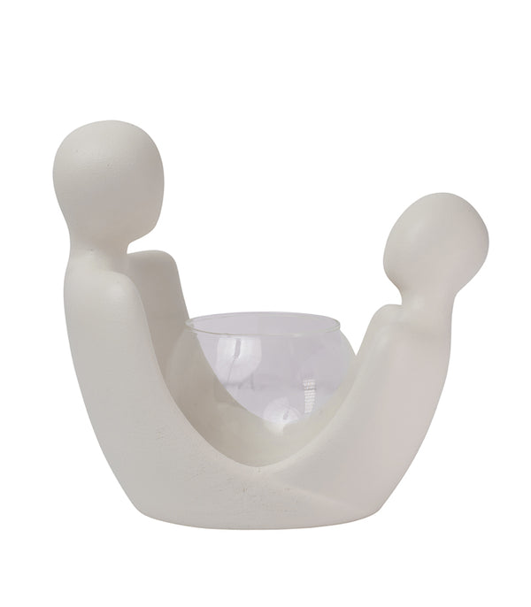 Glow Together Candleholder - White