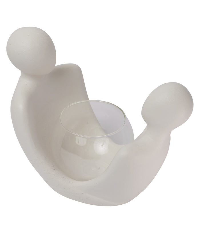 Glow Together Candleholder - White