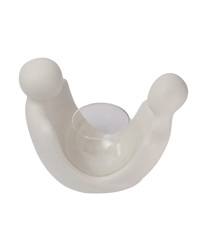 Glow Together Candleholder - White