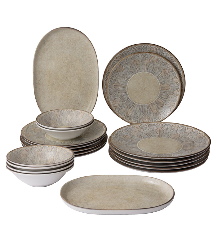 Layered Leaf Dinner Set
