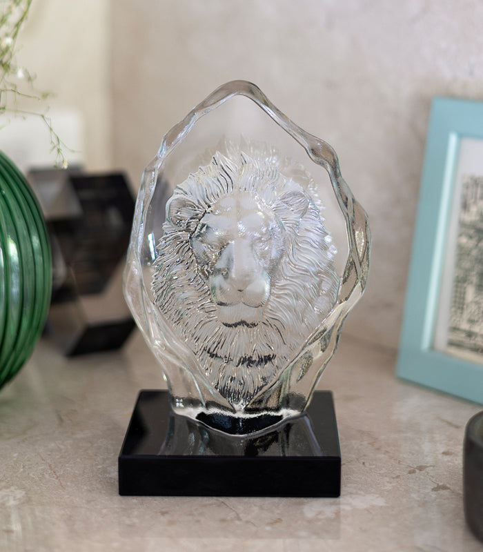 Lions Head Sculpture