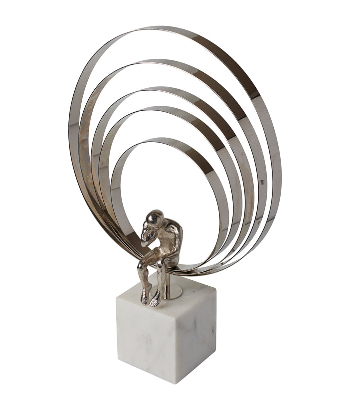 Manifest Sculpture - Silver