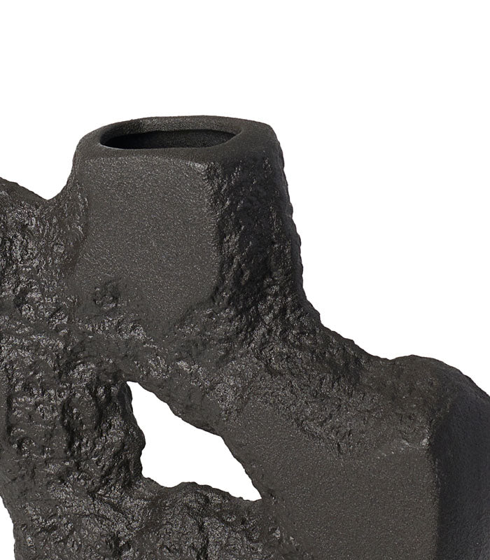 Obsidian Vase - Black