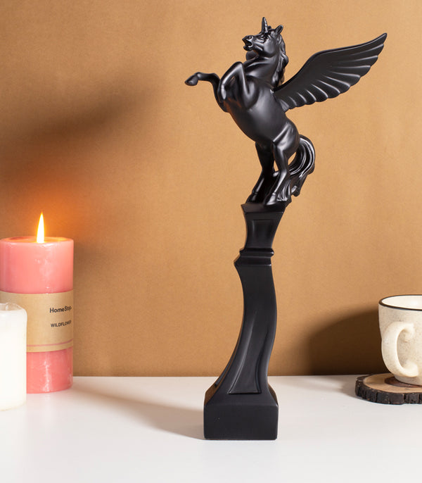 Pegasus Sculpture - Black