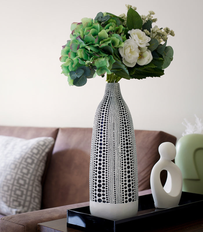 Polka White Vase