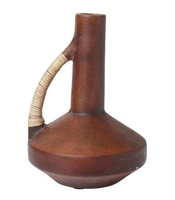 Rustic Jug Vase - Brown