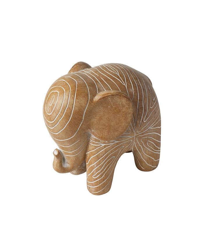 Sand Carved Elephant Sculpture
