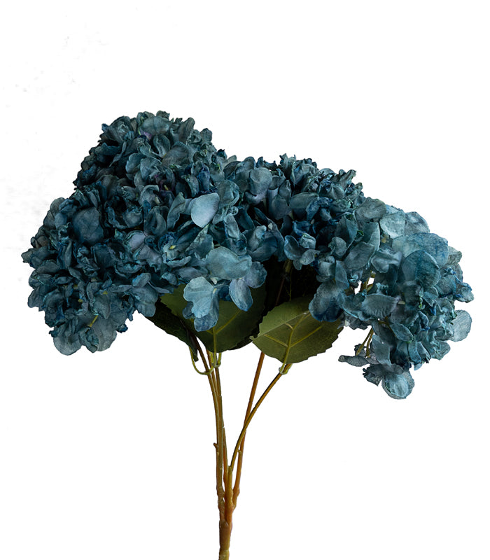 Silk Hydrangea Blue - Set of 2