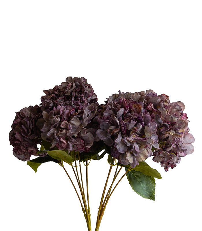 Silk Hydrangea Light Purple - Set of 2