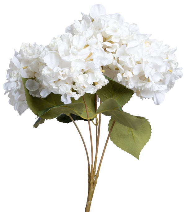 Silk Hydrangea White - Set of 2