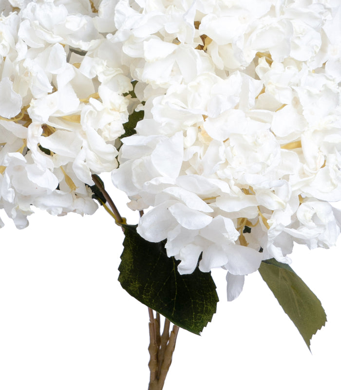 Silk Hydrangea White - Set of 2