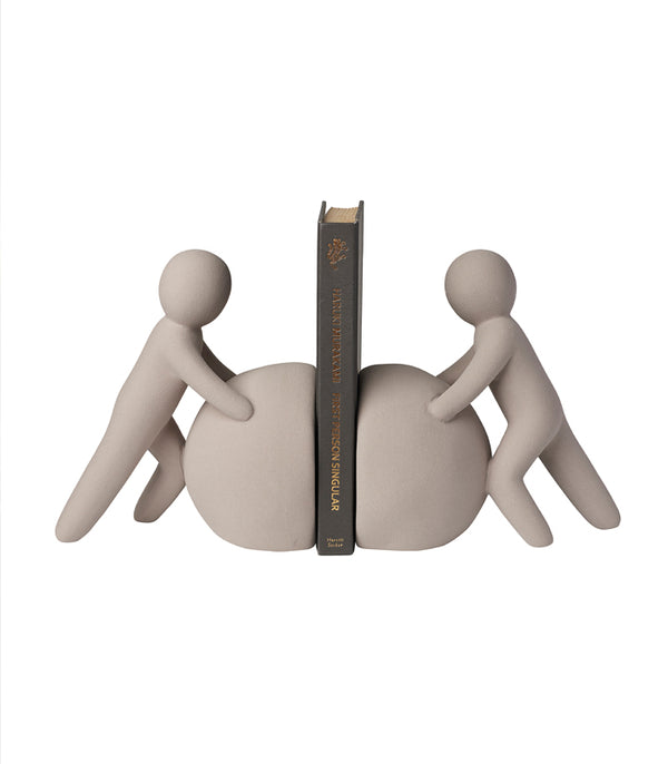 Squeeze Bookend - Beige