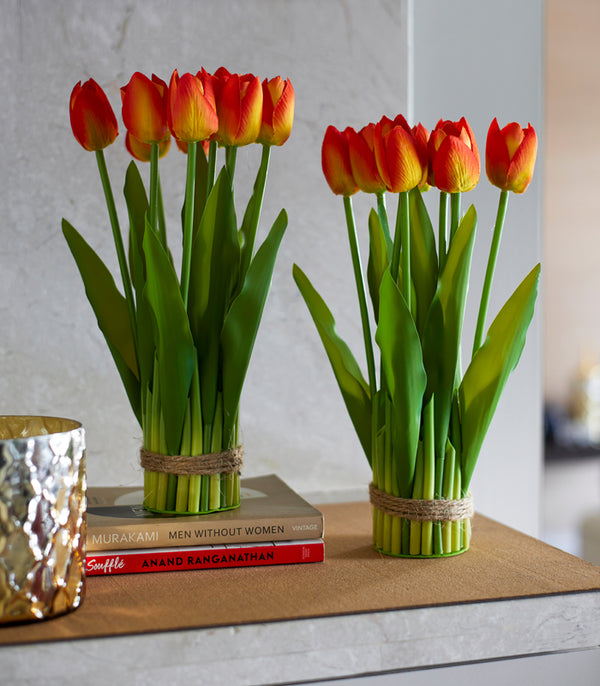 Tulips Stack - Medium - Orange