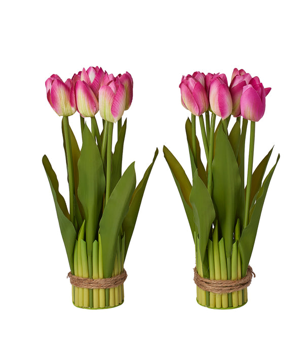 Tulips Stack - Medium - Pink