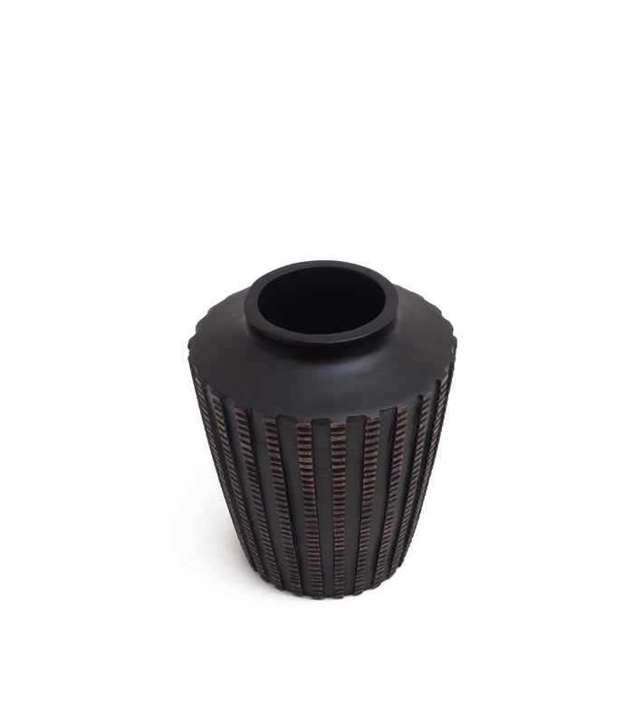 Wooden Mike Vase