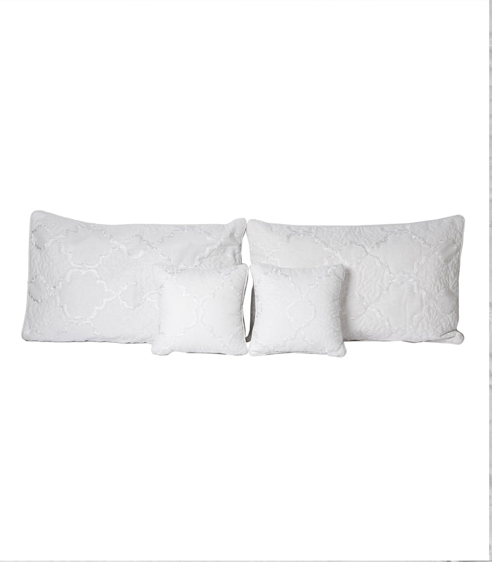 Anastasia White Bedcover Set