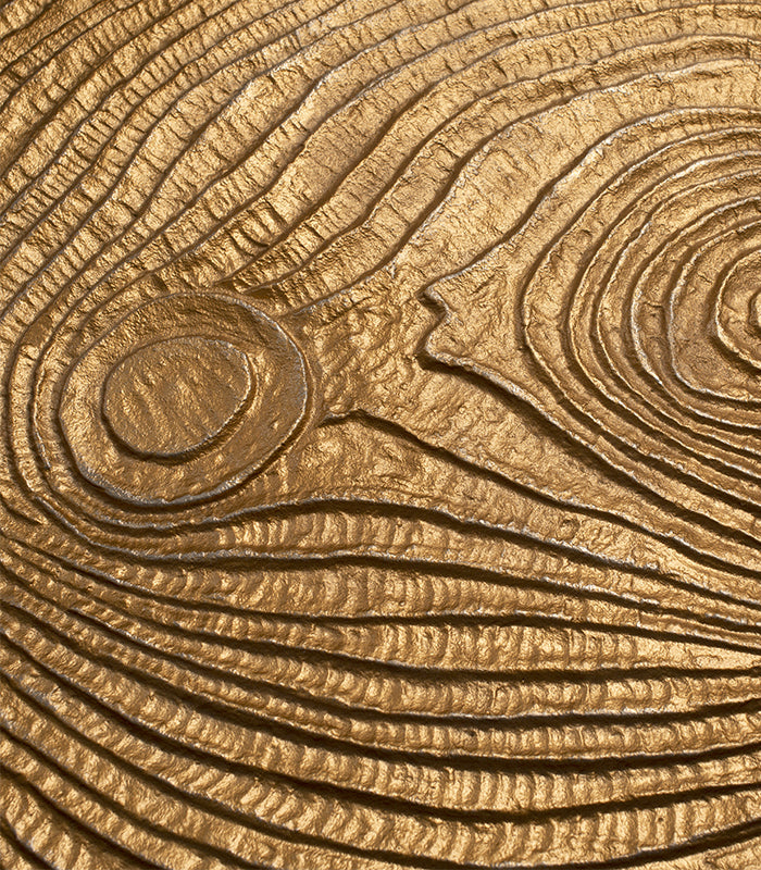 Bark Top Table – Gold