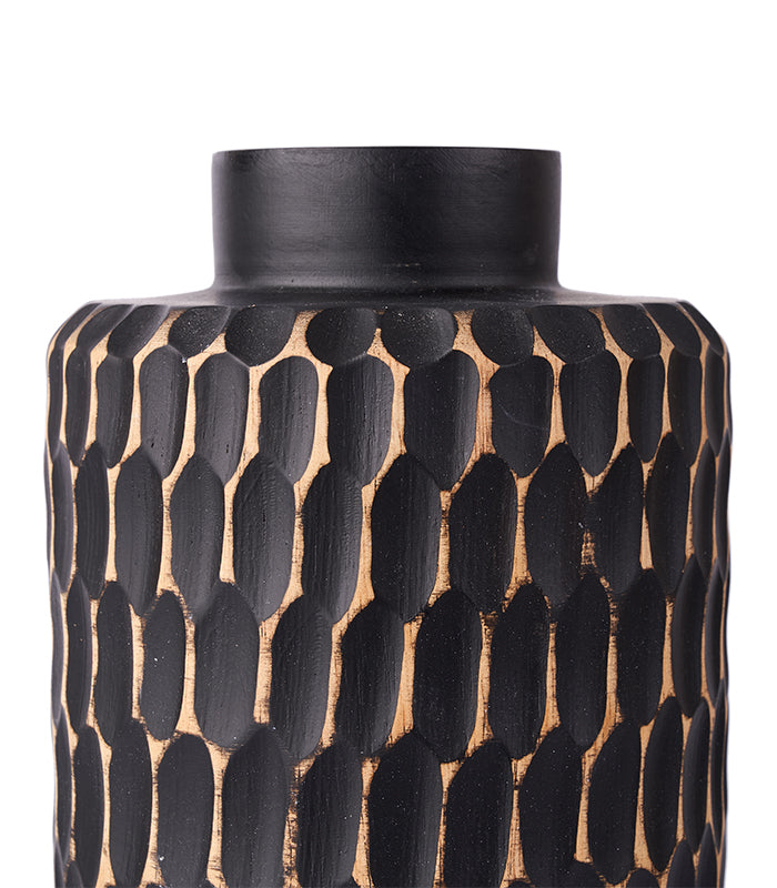 Black Sand Vase Set