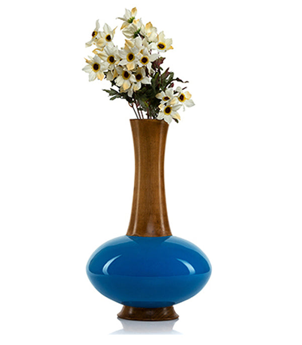 Blue Belly Vase