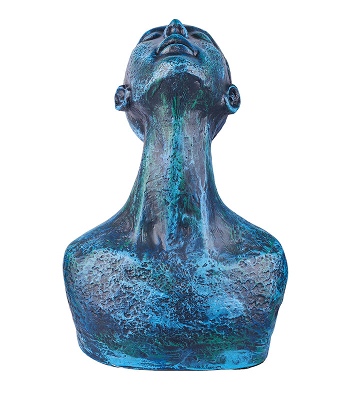 Blue Man Sculpture