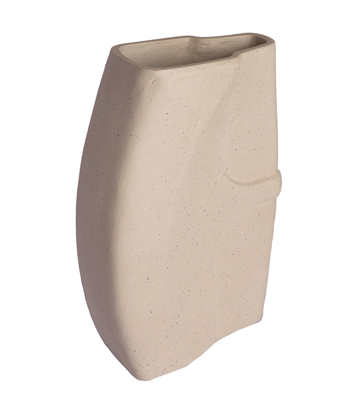 Buff amphora vase