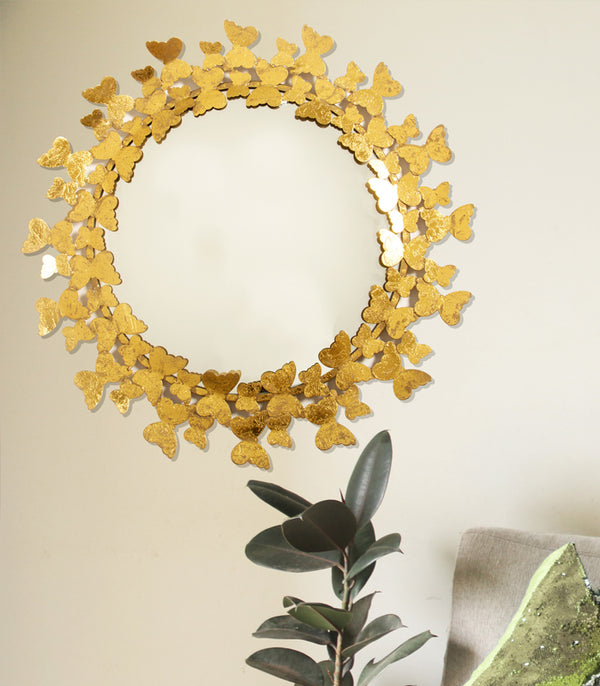 Butterfly Halo Mirror
