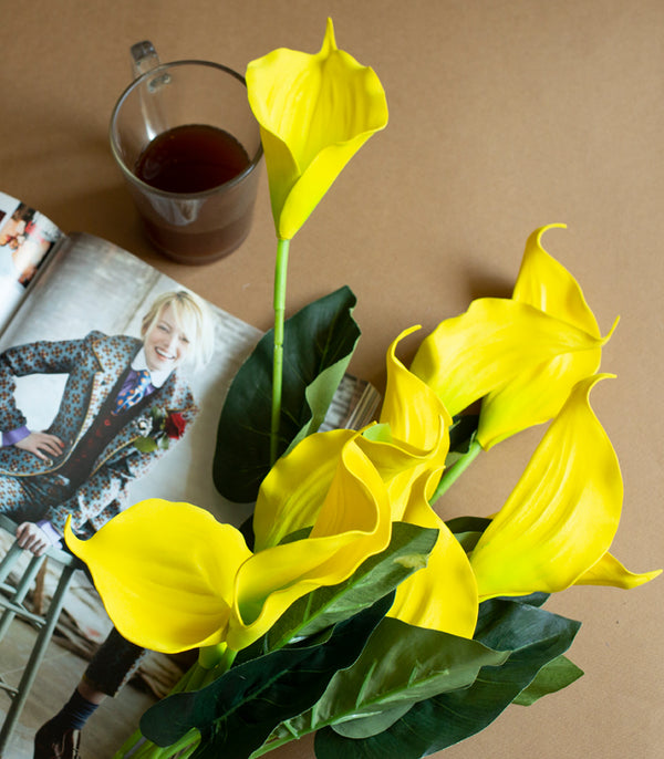 Callalily - Yellow - Set of 2