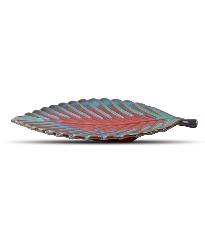 Cardinal Sky Leaf Flat Plate