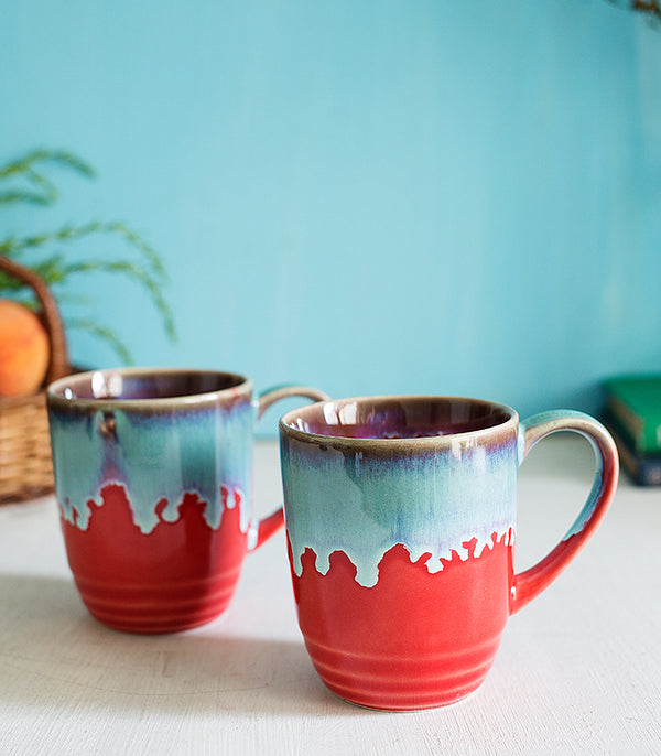 Cardinal Sky Mugs - Set of 2