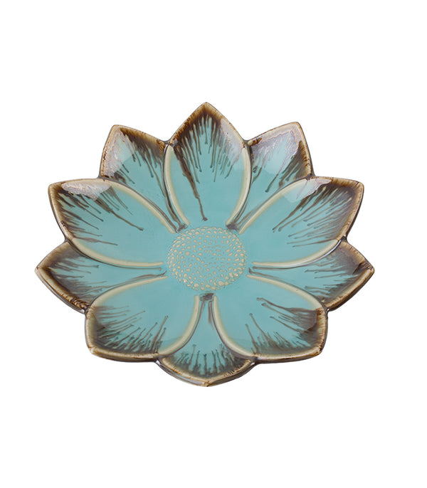 Cerulean Flower Plate